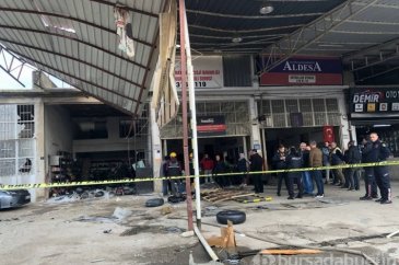 LPG dönüşümü yapılan iş yerinde patlama: 1 yaralı
