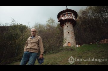 "Rapunzel"den ilham aldı, kule inşa etti
