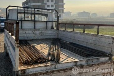 Bursa'da demir çalan hırsızlar yakalandı