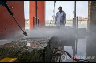 Van Gölü'nde ortaya çıkan şahideler ince ince temizleniyor