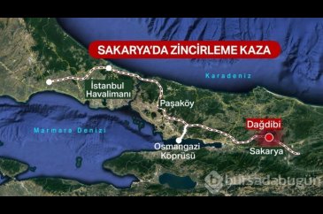 Kuzey Marmara Otoyolu'nda zincirleme kaza