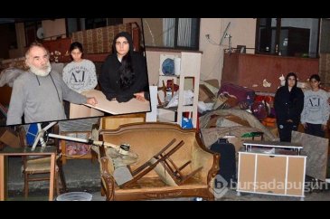 Mahkeme kararı ile evden çıkarıldı, 2 kızıyla sokakta kaldı
