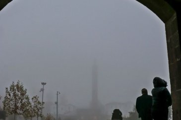 Diyarbakır'da uçuşlara sis rötarı
