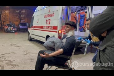 Yayalara çarpmamak için ani manevra yapınca otomobil takla attı