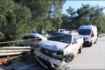 Antalya'da piknik yolunda kaza: 1 ölü, 2 yaralı