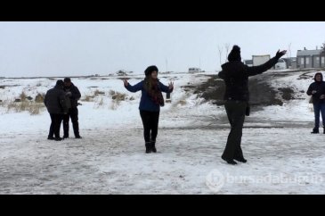 Kars Çıldır Gölü'nde Kafkas dansı