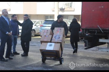 İzmir İl Milli Eğitim Müdürlüğünden Gazze'ye yardım tırı