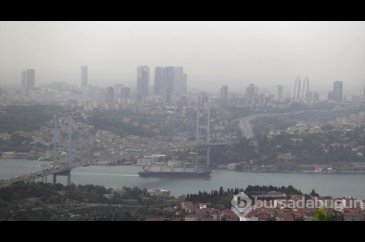 Çöl tozu İstanbul'da etkili oldu
