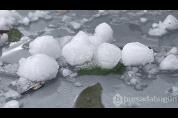 Kars'ta dolu etkili oldu
