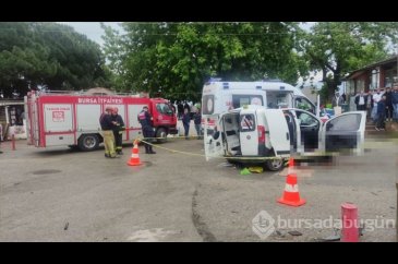 Bursa'da feci kaza: 3 ölü, 4 yaralı
