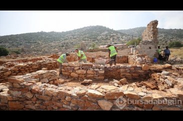 Anemurium Antik Kenti'nde kazı ve restorasyon sürüyor
