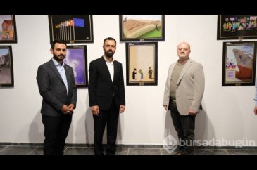 Yalçın Eroğlu'nun ödüllü karikatürleri Bursa'da görücüye çıktı