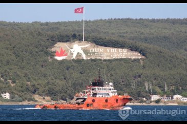  Oruç Reis Çanakkale Boğazı'ndan sonra Marmara Denizi'nde...
