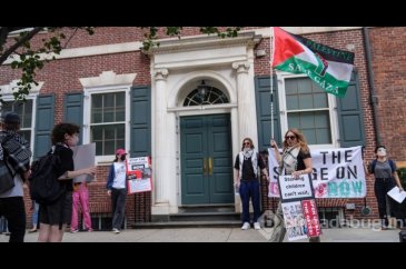 New York'ta Gazze için protesto!
