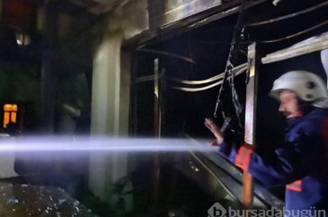 Gümüşhane'de korkutan yangın