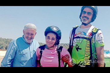 Engelli Nisanur' un uçma hayali gerçek oldu
