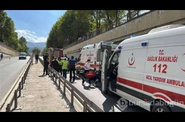 Otomobil alt geçidin duvarına çarptı: 2 yaralı