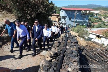Yanan köy evlerinin temel atma süreci artık başlıyor