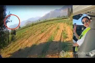 İzmir'deki uçak kazasının görüntüleri ortaya çıktı