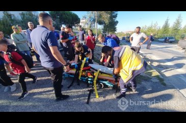 Çocukları taşıyan servis kazaya karıştı