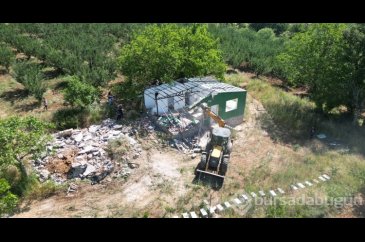 Bursa'da kaçak yapıyla mücadele sürüyor