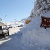 Uludağ'da binalar kar altında kaldı