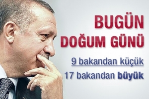 BUGÜN BAŞBAKANIN DOĞUM GÜNÜ