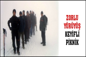 ULUDAĞ'DA ZORLU YÜRÜYÜŞ, KEYİFLİ PİKNİK