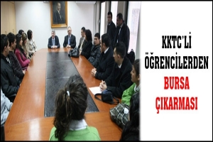 KKTC'Lİ ÖĞRENCİLERDEN BURSA ÇIKARMASI