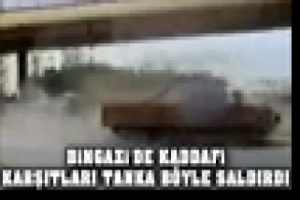 MUHALİFLER TANKA BÖYLE SALDIRDI