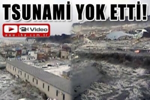 TSUNAMİ BÖYLE YOK ETTİ!