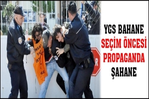 YGS BAHANE SEÇİM ÖNCESİ KARA PROPAGANDA ŞAHANE