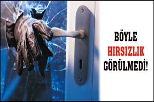 BÖYLE HIRSIZLIK GÖRÜLMEDİ!