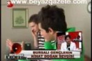Bursalı gençlerin Nihat Doğan sevgisi sanatçıyı ağlattı