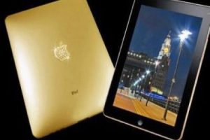 Altın iPad göz kamaştırıyor ama!