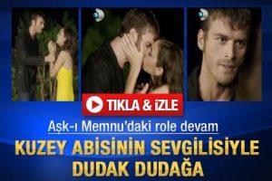 İşte dün gecenin en flaş sahnesi...Kuzey ağbisinin sevgilisiyle dudak dudağa