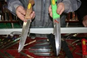 Kurban bıçağı ''hediyelik eşya'' oldu