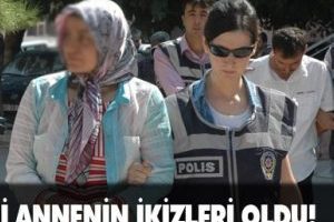 Cani annenin ikizleri oldu!