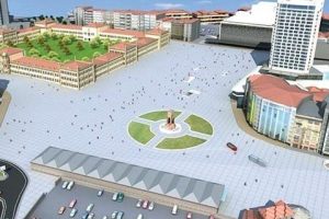 Taksim'in üstü altına iniyor