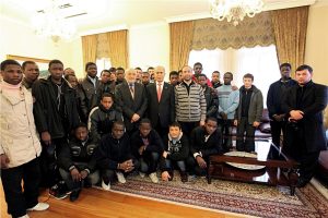 misafir öğrenciler vali harput u ziyaret etti