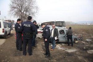 çalınan otobüsünü böyle buldu