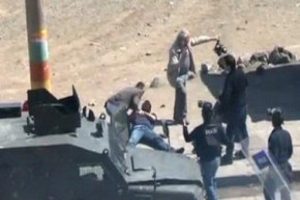 Şehit polisin vurulma anı!