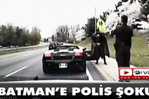 Lamborghini'li Batman'a polis şoku