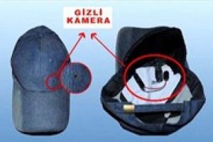 Cüzdandan dinleme cihazı, şapkadan kamera çıktı