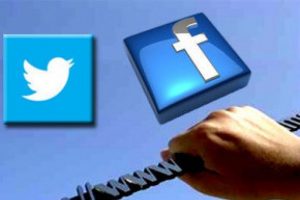 Twitter ve Facebook her an kapatılabilir