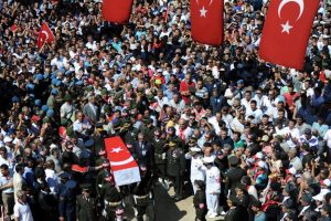 Bursalı şehit son yolculuğuna uğurlandı