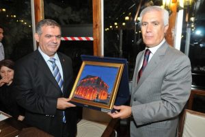 Bozbey'den Kaymakam Çalık'a veda