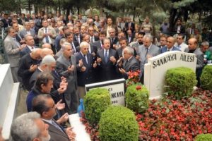 Şankaya mezarı başında dualarla anıldı