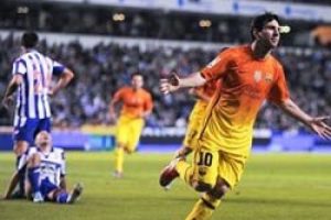 Gol düellosu Barca'nın