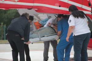 Uludağ'da akıma kapıldı, helikopterle kurtarıldı